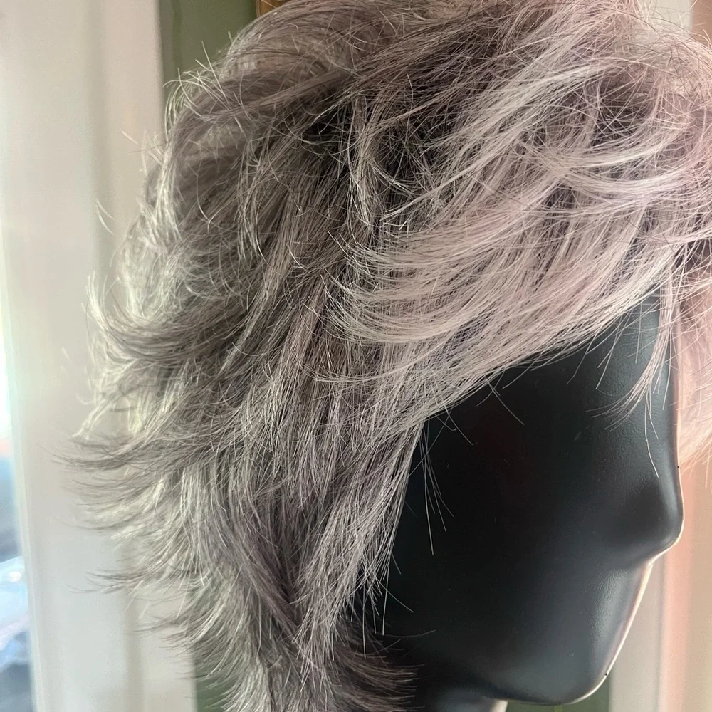 Nour NORIKO Lilac Silver adjustable Wig